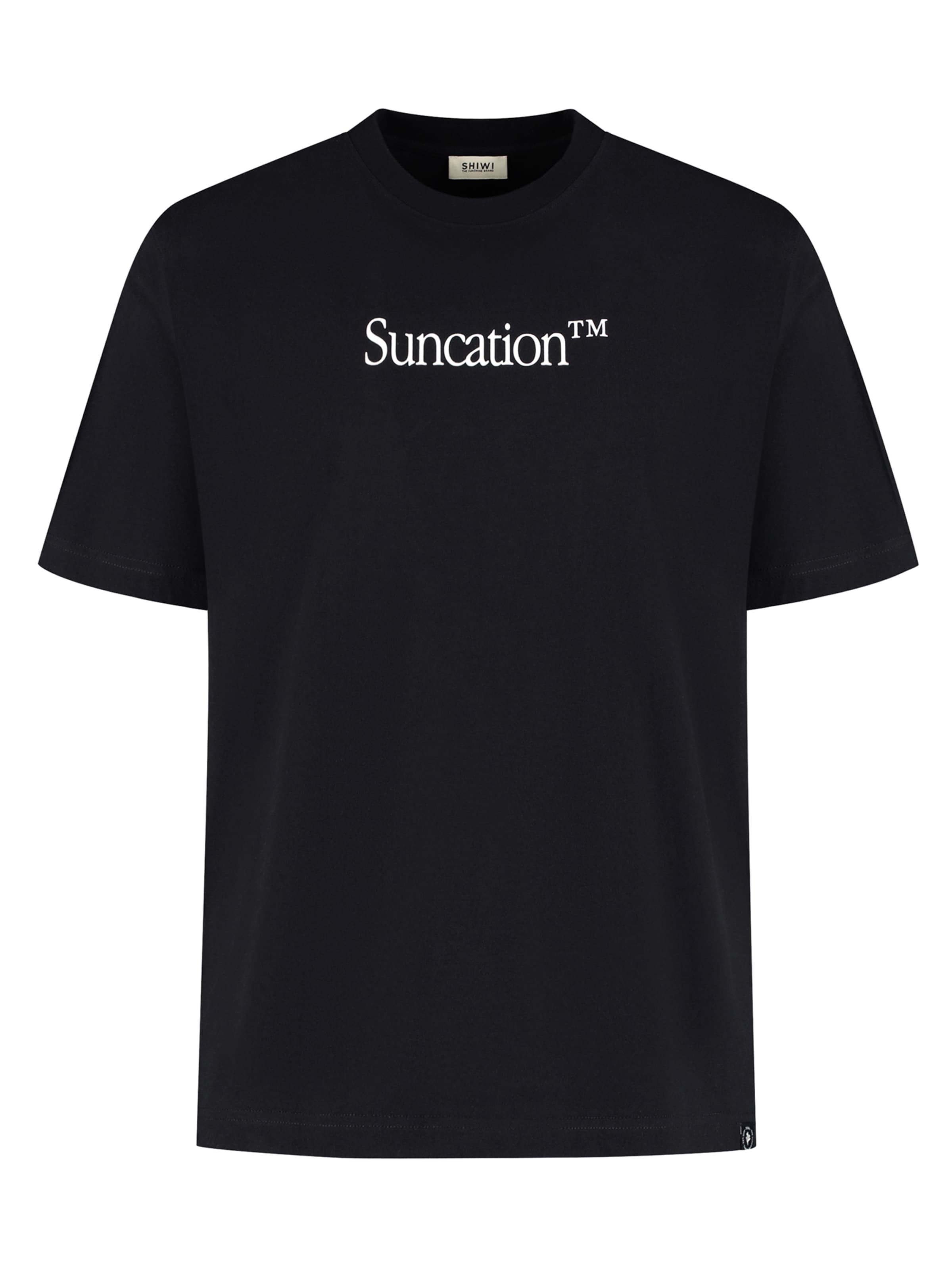 Shiwi Shirt 'Finn Suncation' in Black: front