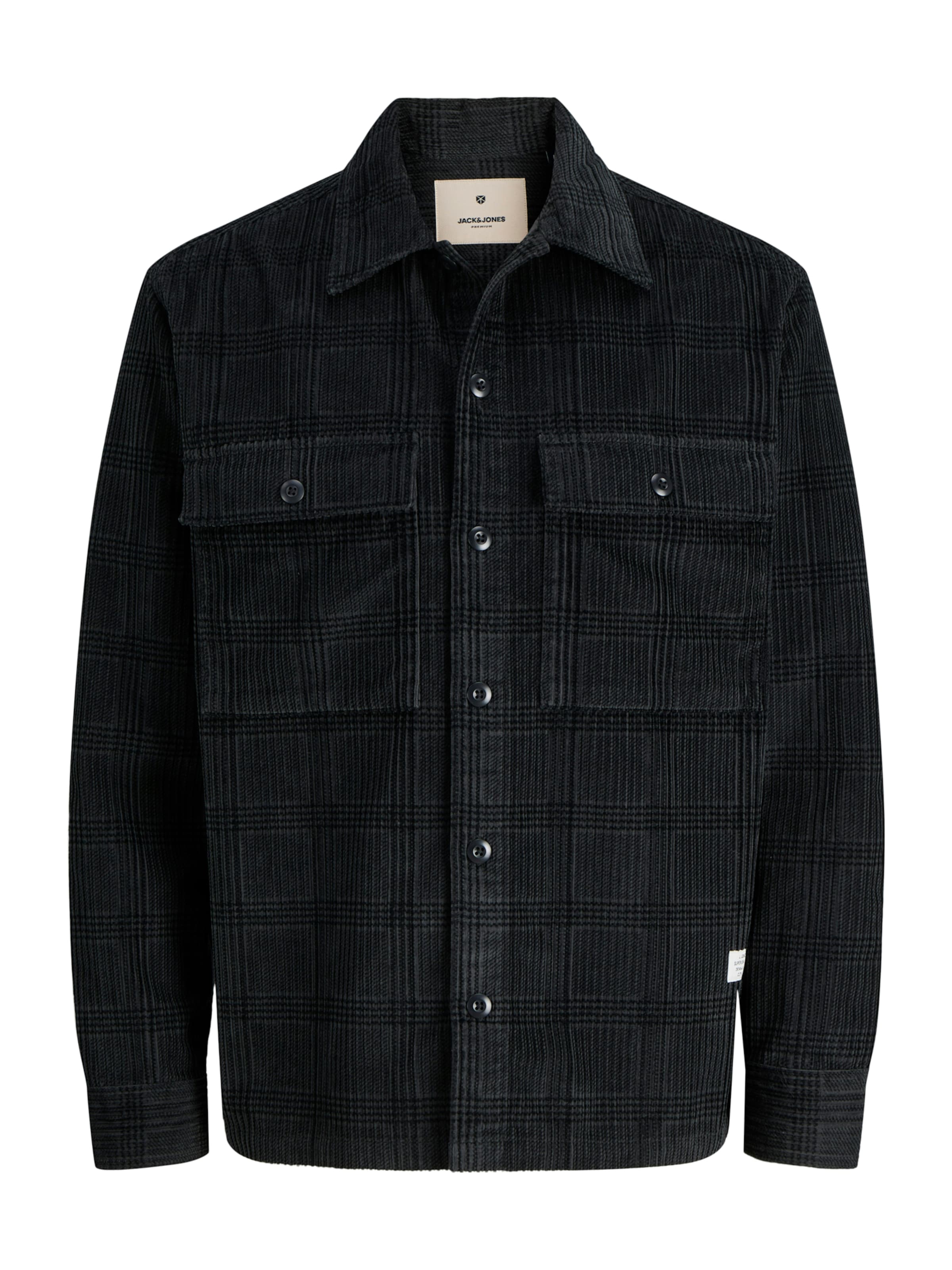 JACK & JONES - Ajuste confortable Camisa 'JPRBLUWILL' en gris: frente