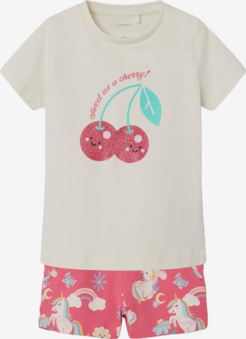 NAME IT - Camiseta 'ZUCCA' en rosa: frente