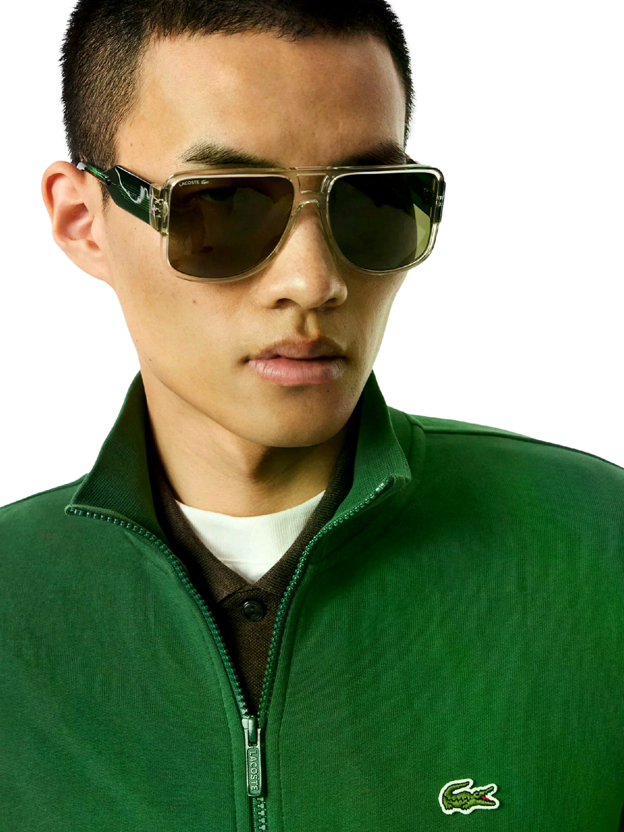 Veste de survêtement LACOSTE en vert