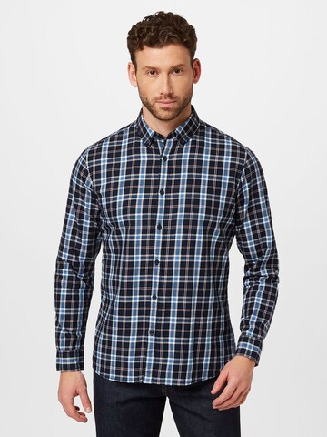 ESPRIT Slim fit Button Up Shirt in Blue: front