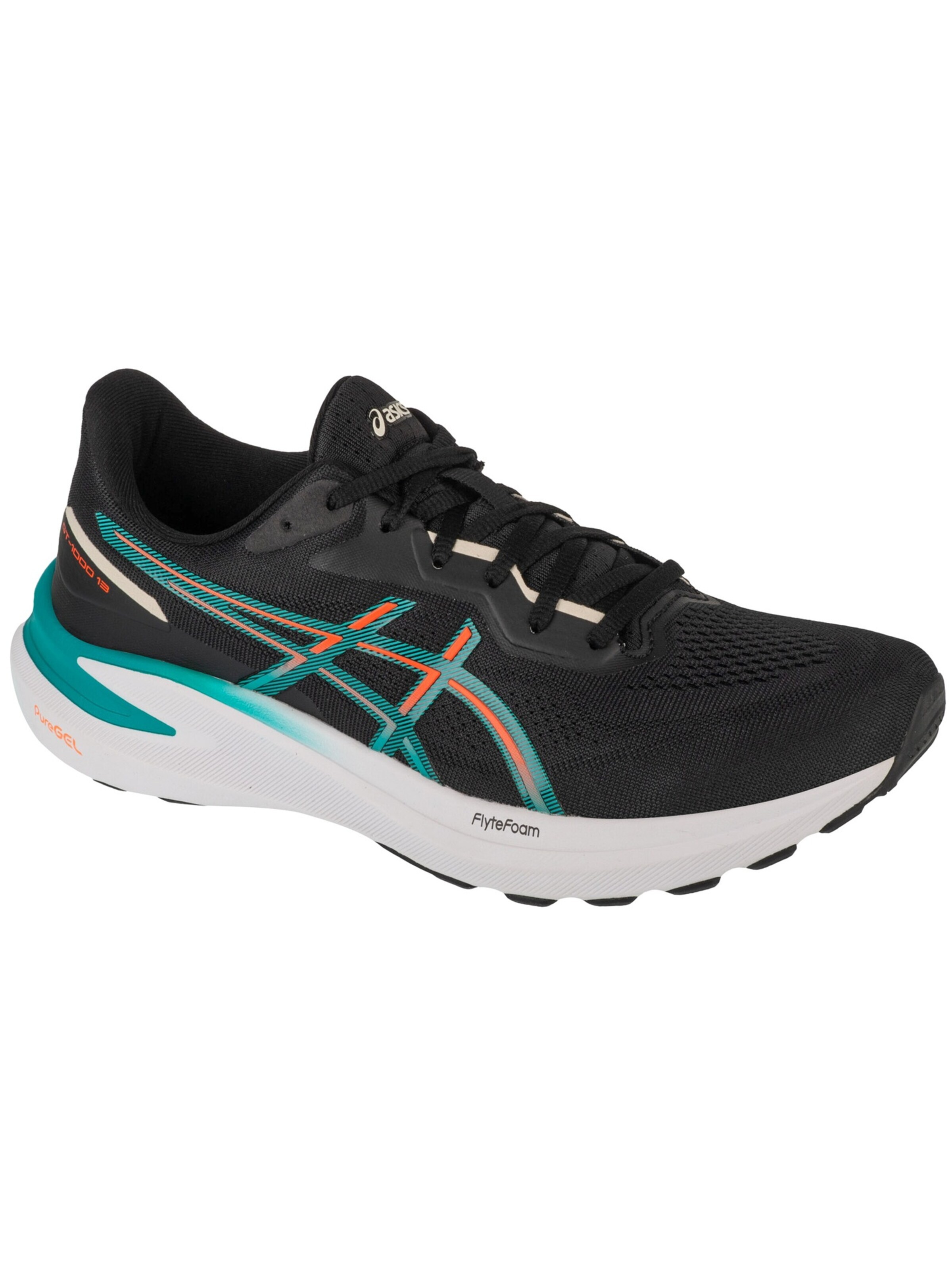 ASICS Laufschuh 'ASICS GT-1000 13'‌‌‌‌‌‌‌‌‌‌ in Schwarz: Vorderseite