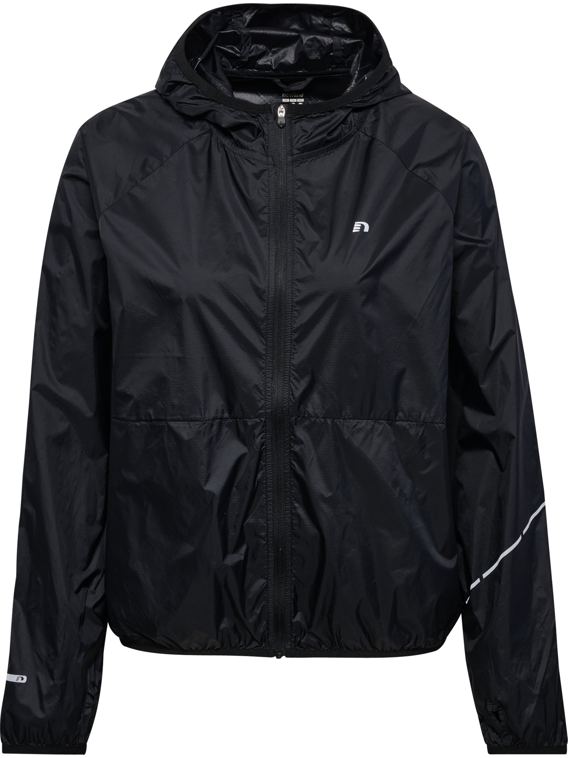 Newline Sportsweatshirt in Schwarz: Vorderseite