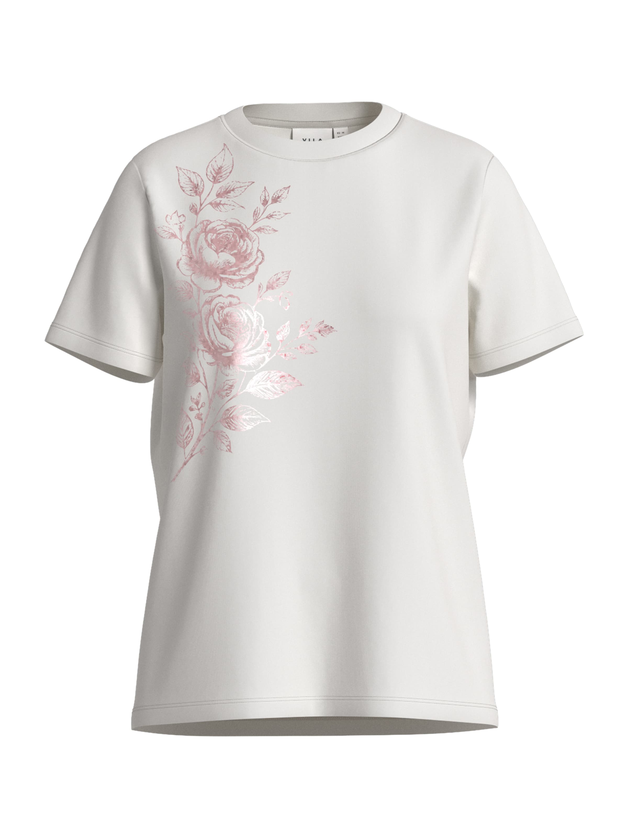 VILA - Camiseta 'VIPURE FOIL' en blanco: frente