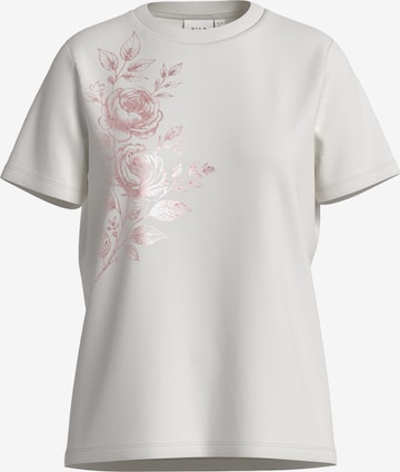VILA - Camiseta 'VIPURE FOIL' en blanco: frente