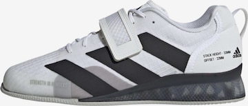 ADIDAS PERFORMANCE Athletic Shoes 'Adipower 3' in White: front