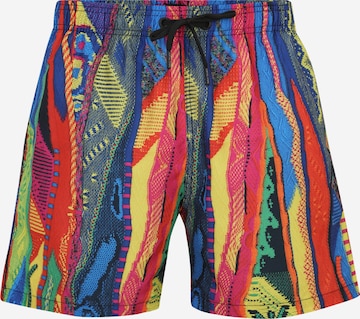 Carlo Colucci Regular Board Shorts in Red: front