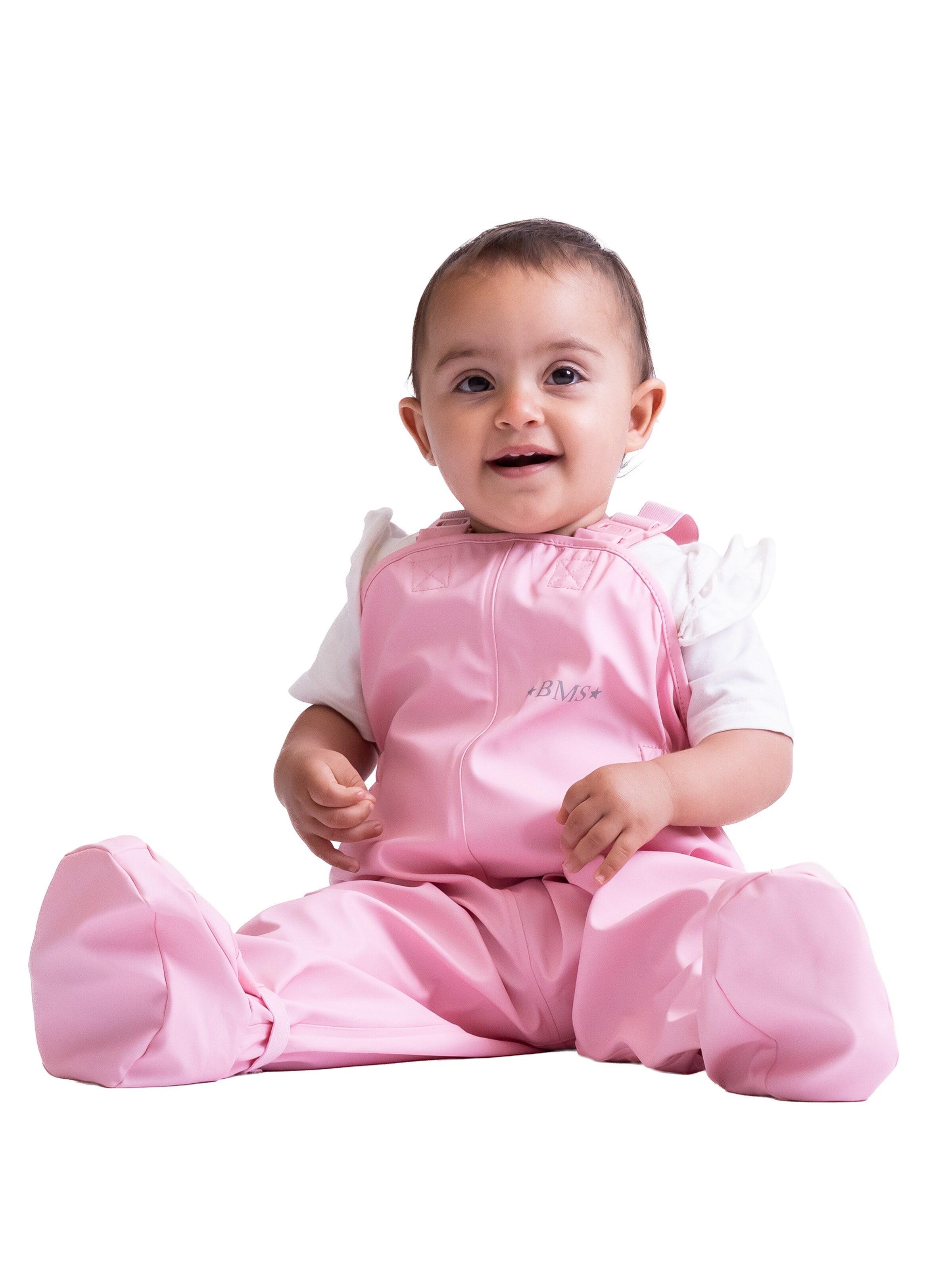 BMS Loose fit Athletic Pants 'BabyBuddy' in Pink: front