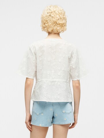 Chemisier 'PCNOLAX' PIECES en blanc