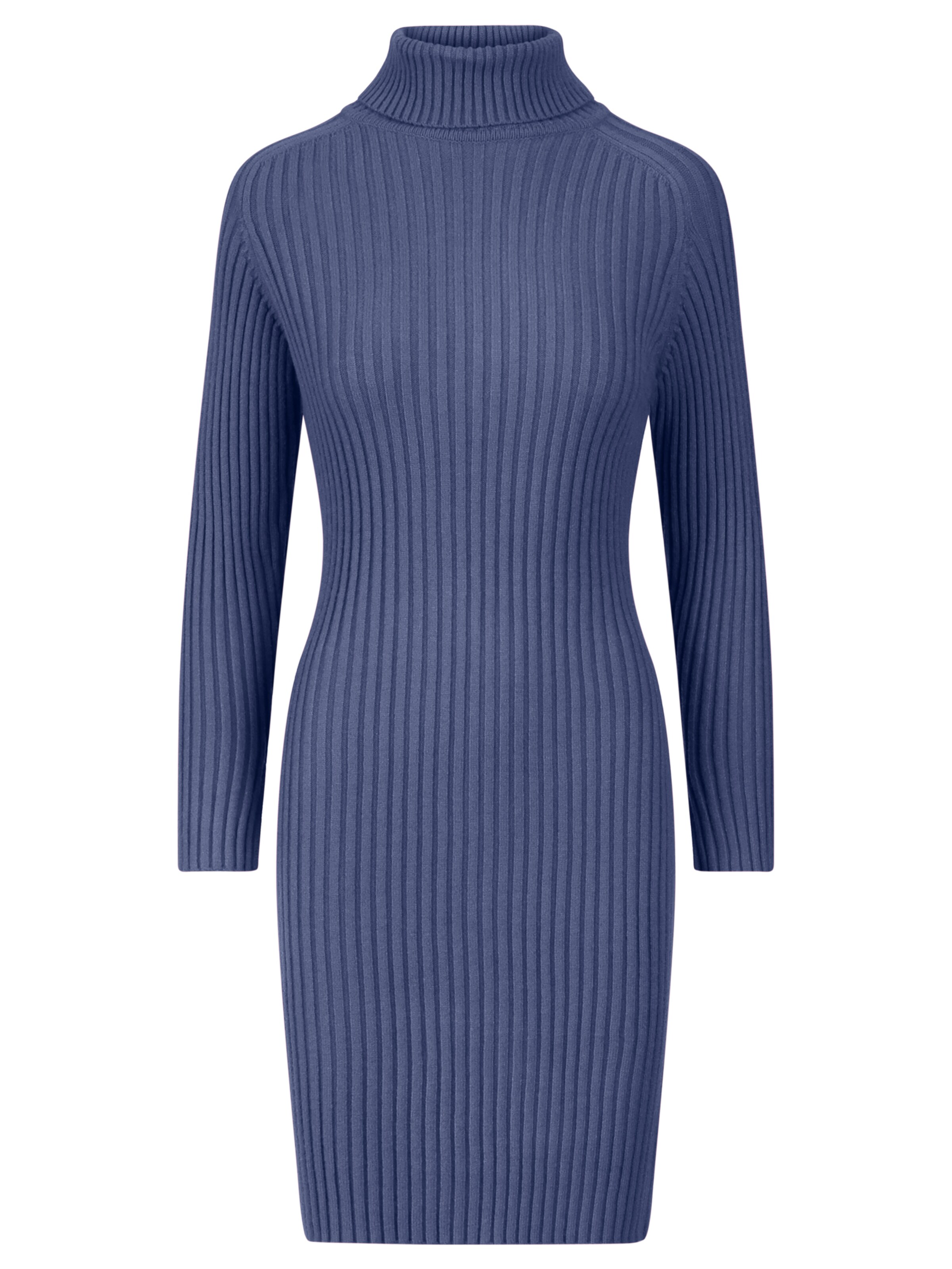 APART Knitted dress in Blue: front