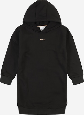 Robe BOSS Kidswear en noir : devant