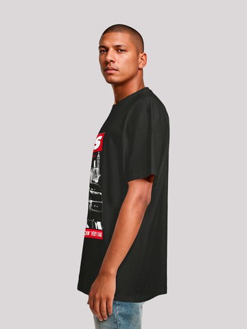 F4NT4STIC Shirt 'Guns N' Roses Lies City Rock Music' in Zwart
