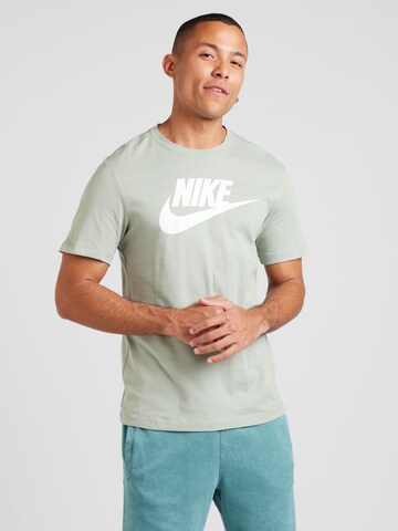 Nike Sportswear Regularny krój Koszulka 'ICON FUTURA' w kolorze zielony: przód