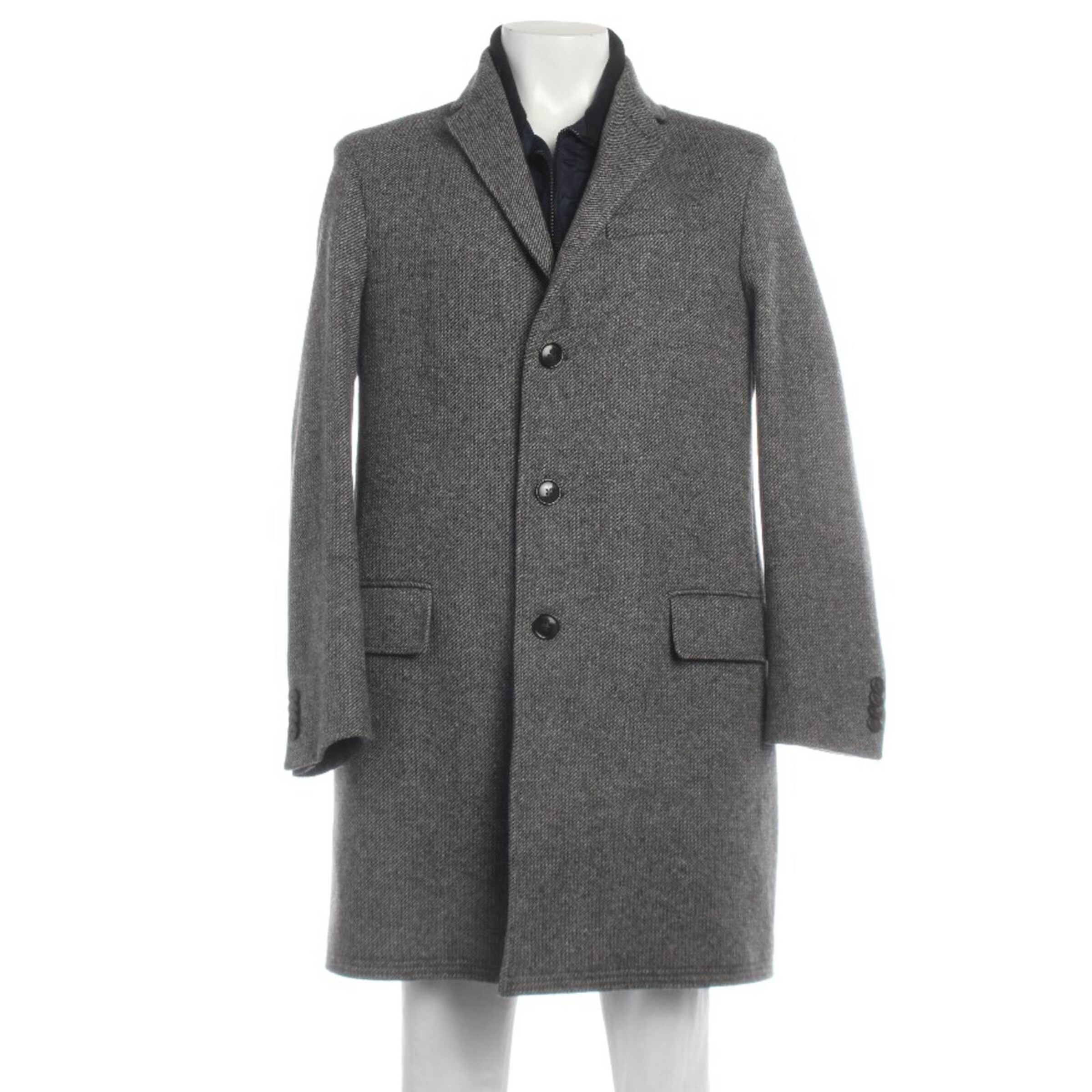 TOMMY HILFIGER Jacket & Coat in L in Grey: front