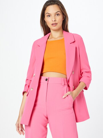 River Island Blazer in Pink: front