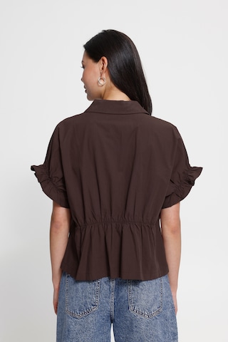 Chemisier 'SAMI' ICHI en marron