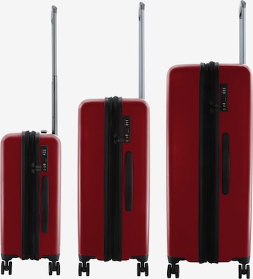 National Geographic Suitcase Set 'CRUISE' in Red