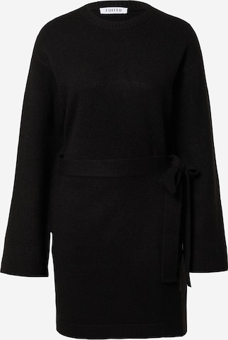 EDITED - Vestido de punto 'Coraline' en negro: frente