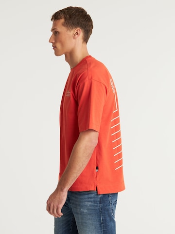 T-Shirt 'Stream' CHASIN' en rouge