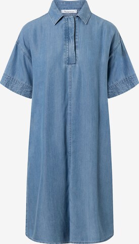 KnowledgeCotton Apparel Summer Dress in Blue: front