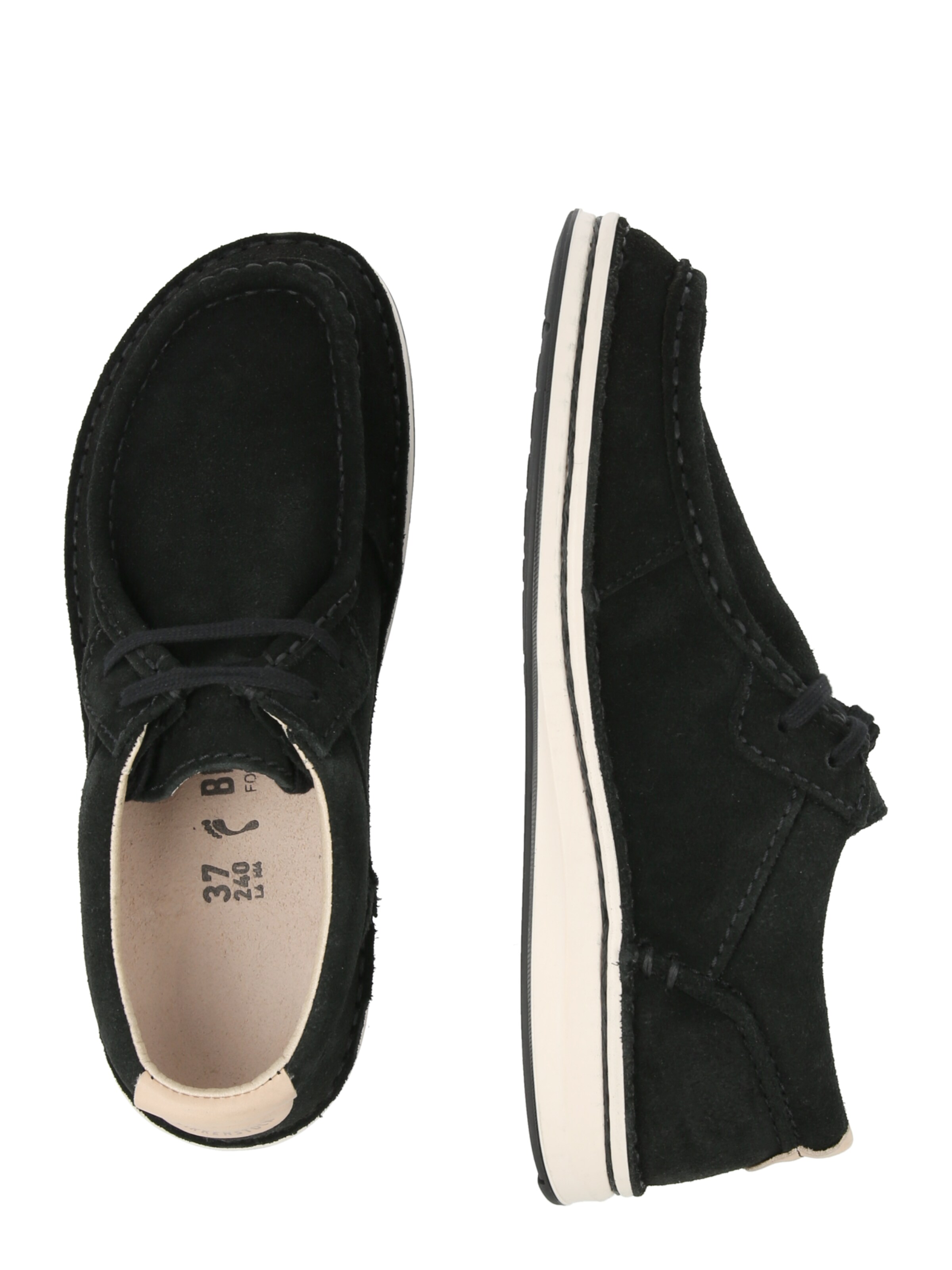 BIRKENSTOCK Snøresko 'Pasadena LEVE' i sort