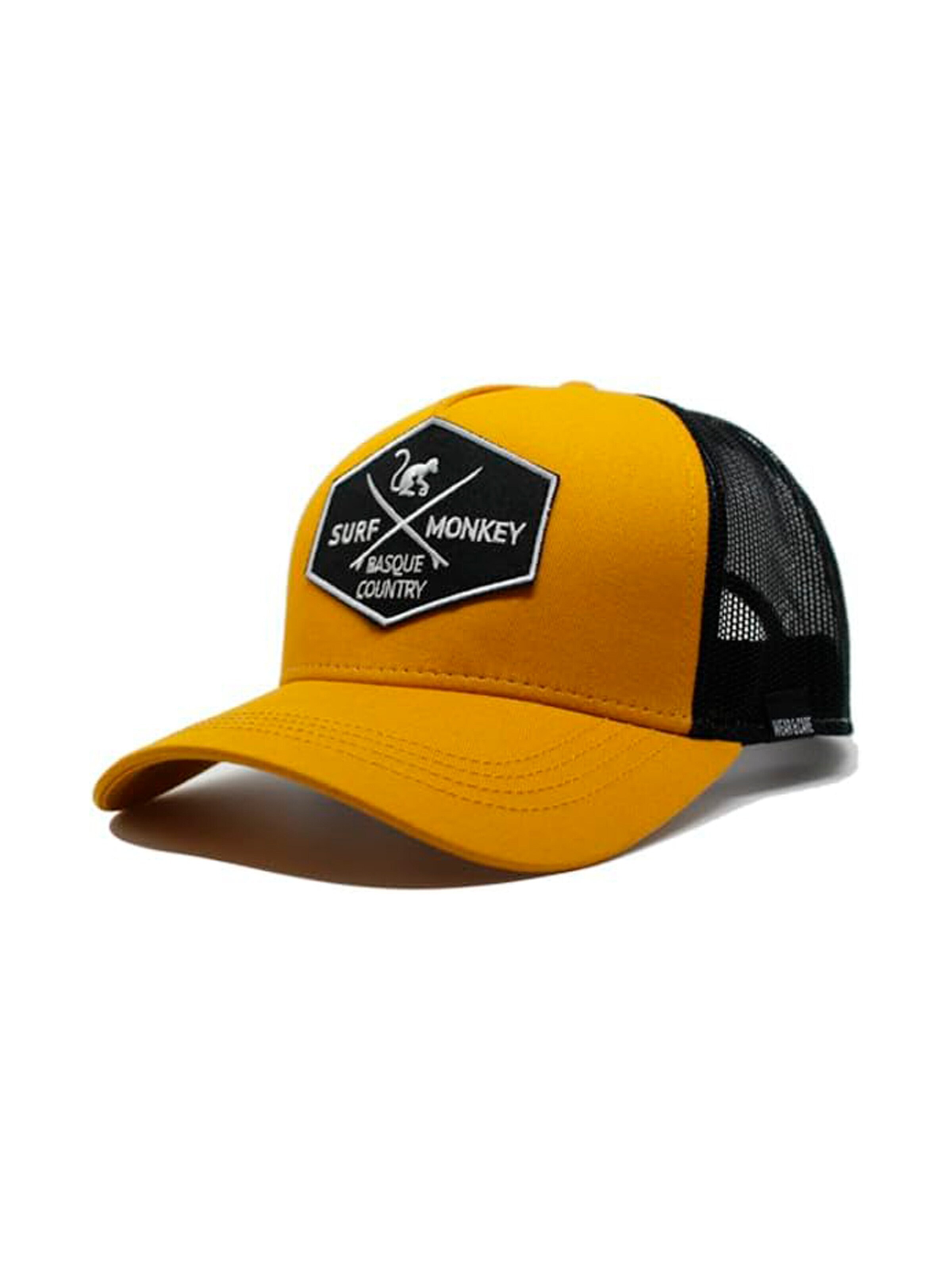 Surf Monkey - Gorra deportiva en amarillo: frente