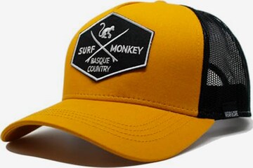 Surf Monkey - Gorra deportiva en amarillo: frente