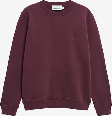 ARMEDANGELS Pullover BAARO FLEECE in Rot: Vorderseite
