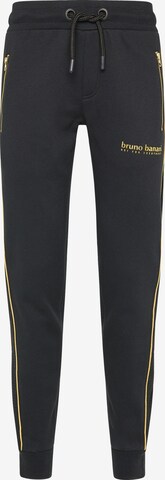 BRUNO BANANI Tapered Broek 'Ramirez' in Zwart: voorkant