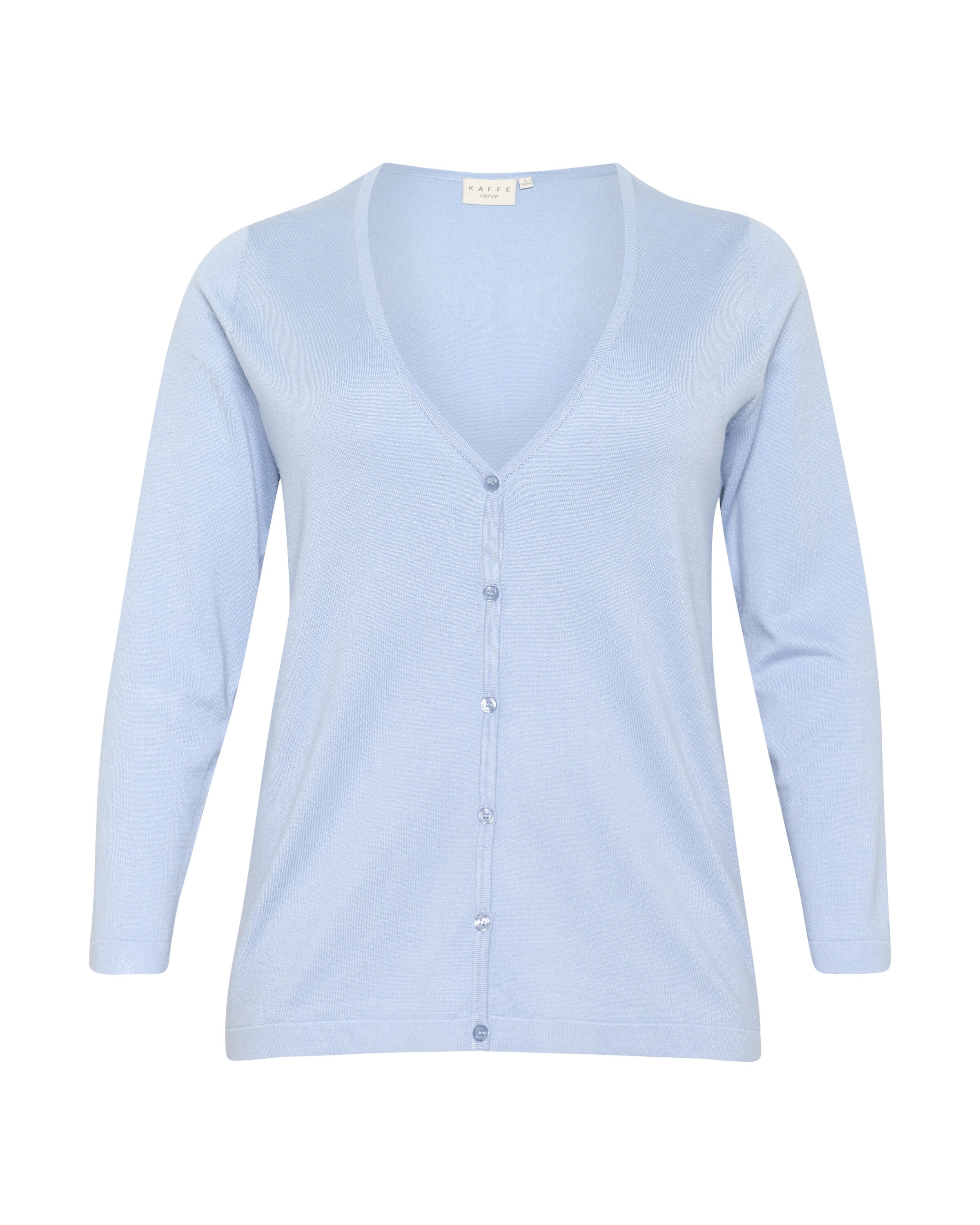 KAFFE CURVE Cardigan 'Farsia' i blå: forside