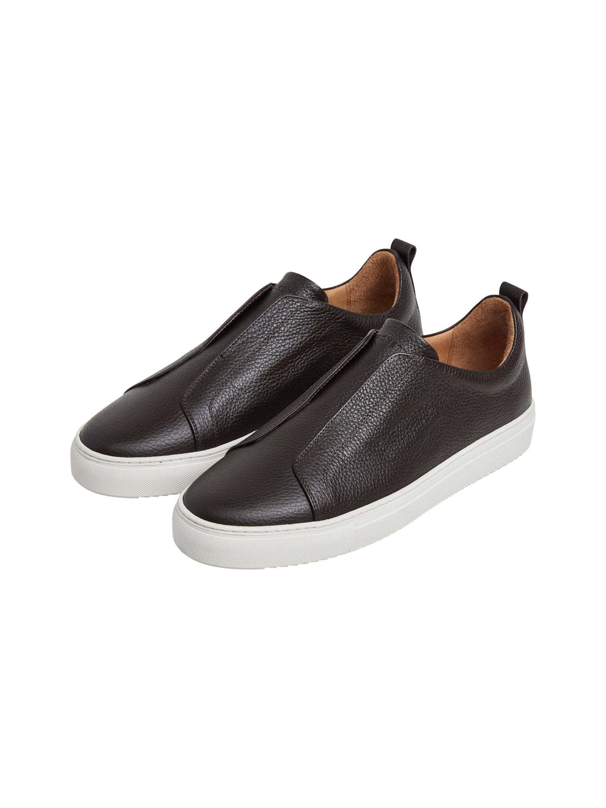 Hackett London Sneakers laag ' VISION PEBBLE ' in Bruin