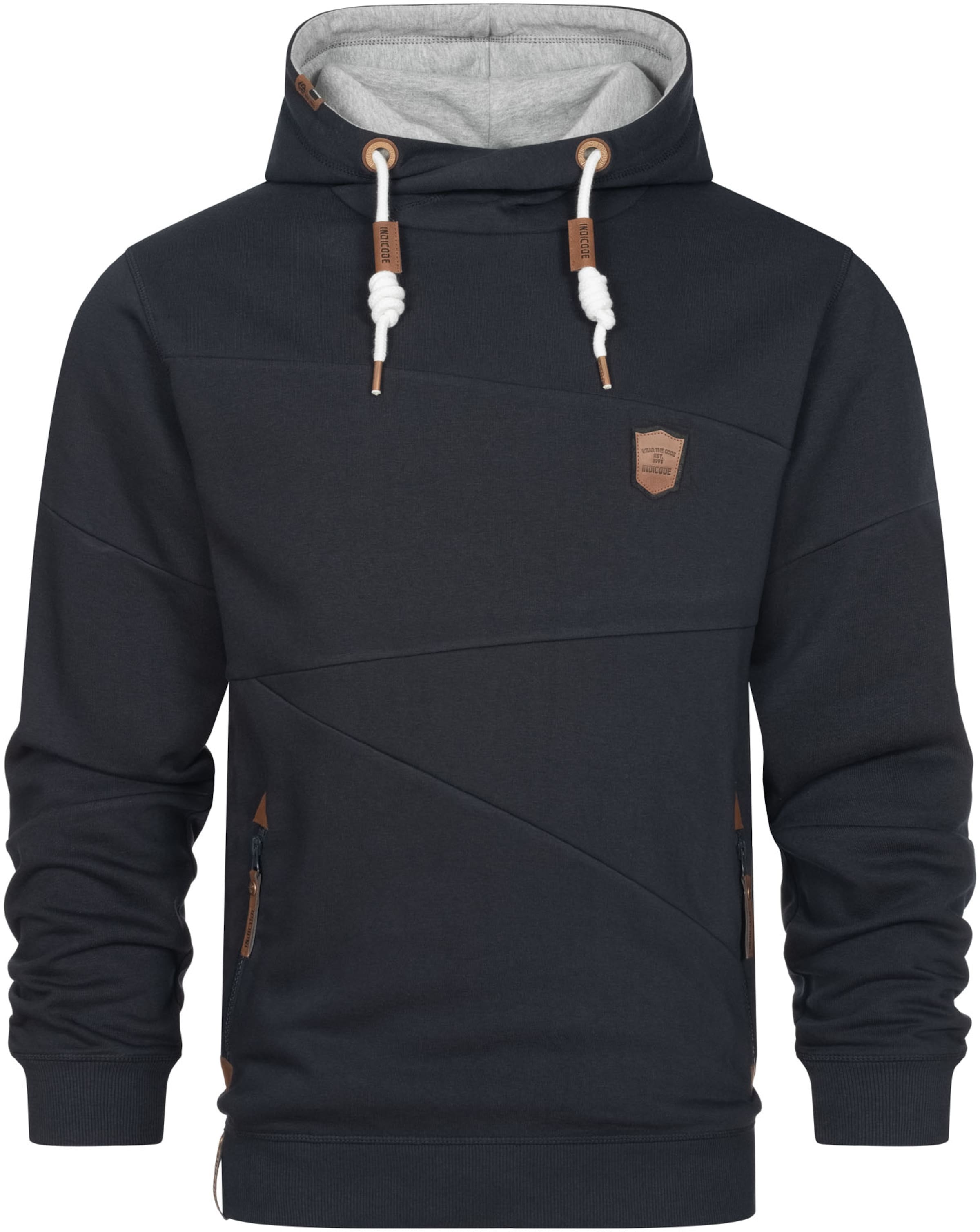 INDICODE JEANS Sweatshirt in Blau: Vorderseite