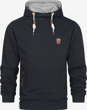 INDICODE Sweatshirt in Blue: front