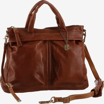 A.S.98 Handbag in Brown: front