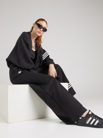 ADIDAS ORIGINALS Wide leg Trousers 'Adicolor Neuclassics' in Black