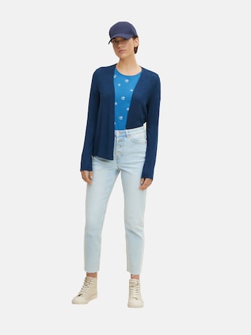 TOM TAILOR Knit Cardigan in Blue