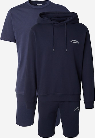 JACK & JONES Jogginganzug 'JJCOLLEGE' in Blau: Vorderseite