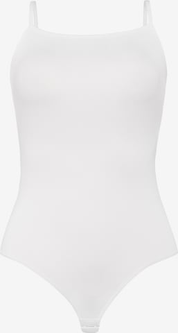 TEYLI Bodysuit 'Goffy' in White: front