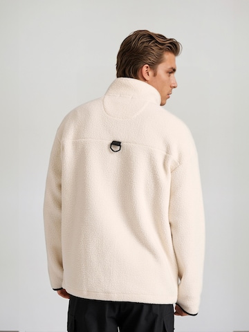 Funky Buddha Fleece jacket in White