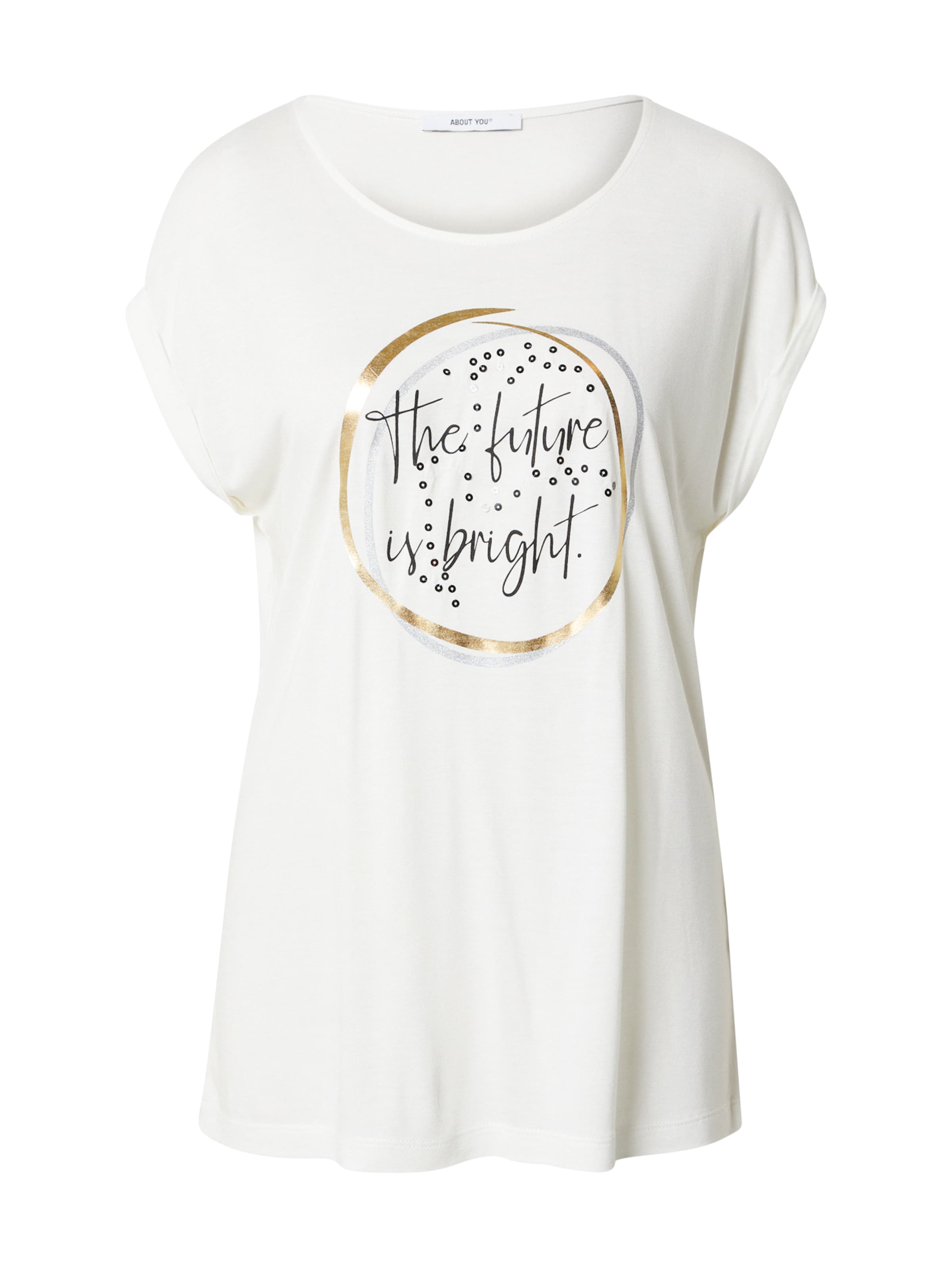 ABOUT YOU Póló 'Merrit' - fehér: elől