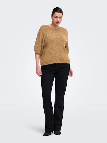 ONLY Carmakoma Pullover 'CARDOLLY' in Braun