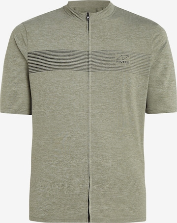 PROTEST Funktionsshirt 'PRTBOBBING' in Grün: Vorderseite