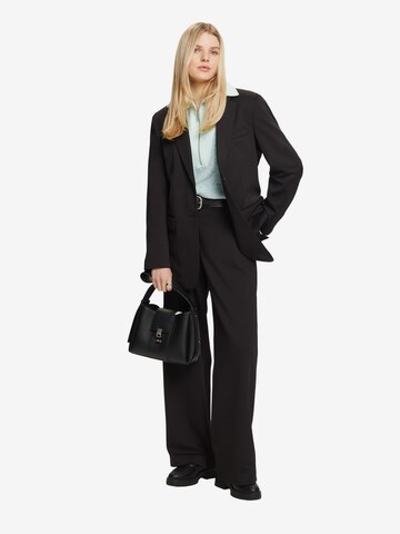 ESPRIT Wide leg Pants in Black