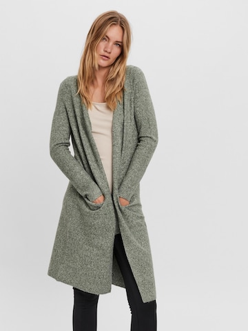 VERO MODA Gebreid vest 'Doffy' in Groen: voorkant