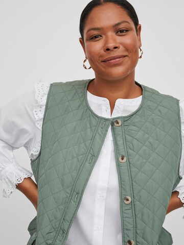 Vila Curve Vest in Green