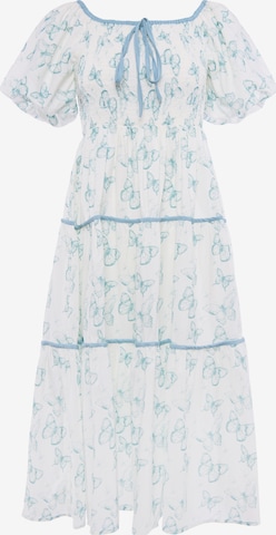faina - Vestido em branco: frente