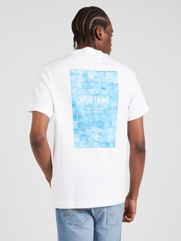 MUSTANG T-Shirt 'ALVARADO' in Weiß: Vorderseite