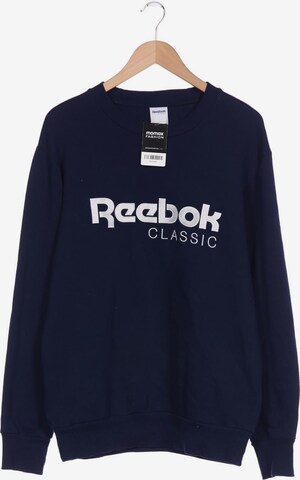 Reebok Sweatshirt & Zip-Up Hoodie in M in Blue: front