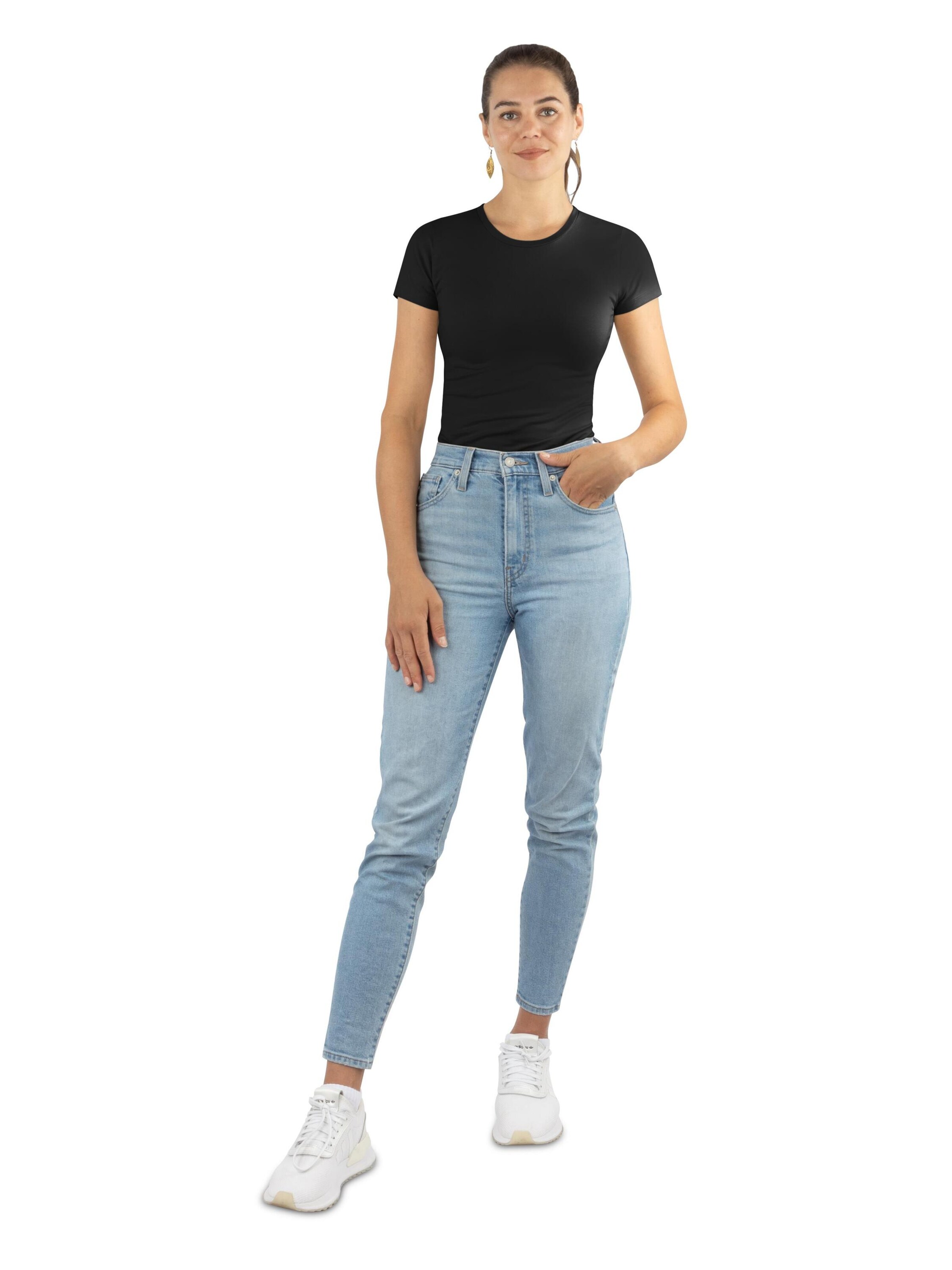 Janice Shirt ' Nice ' in Blauw