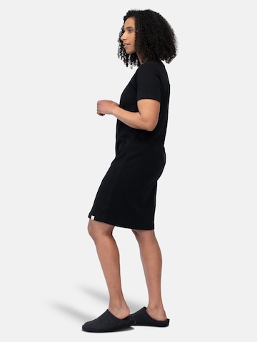 greenjama Nightgown 'Derby-Rib' in Black